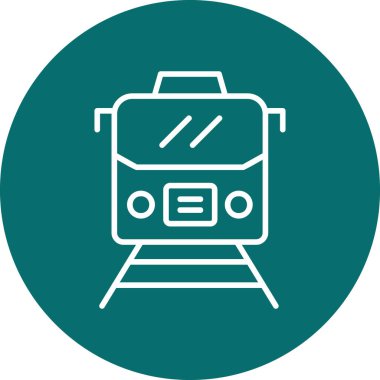 Train modern vector icon illustration