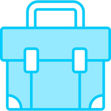 Çanta. Web simgesi vektör illüstrasyonu