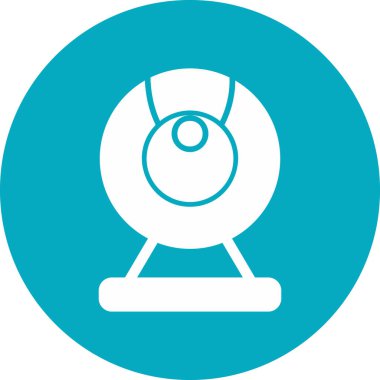 Web kamerası, basit Webcam simgesi tasarımı