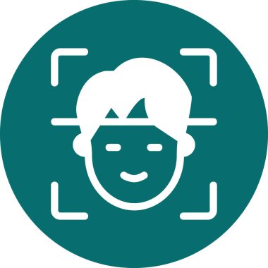 avatar. Web simgesi basit illüstrasyon