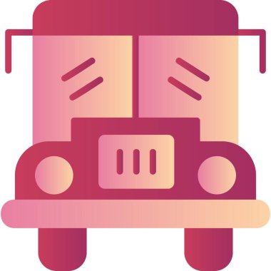 - Araba. Web simgesi basit illüstrasyon