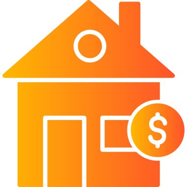 Vergi simgesi vektör illüstrasyonu konutlandırılıyor