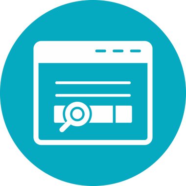 Basit illüstrasyon web simgesi taranıyor