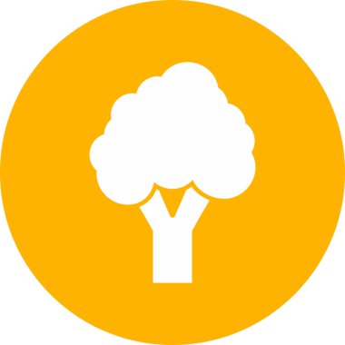 Brokoli. Web simgesi basit illüstrasyon