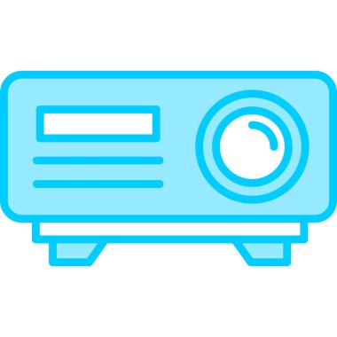 Projector web icon vector illustration