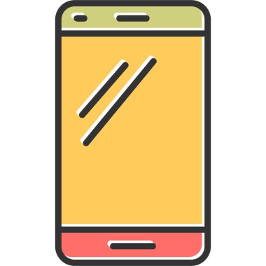 Smartphone Simgesi, vektör illüstrasyonu
