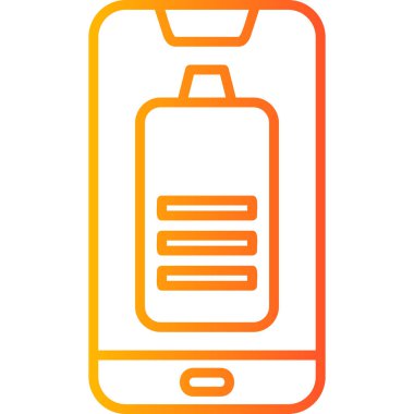 Cep telefonu. Basit resimleme