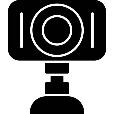 Web kamerası, basit Webcam simgesi tasarımı