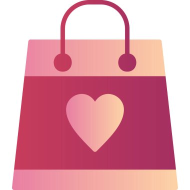 Alışveriş çantası modern simge, vektör illüstrasyonu