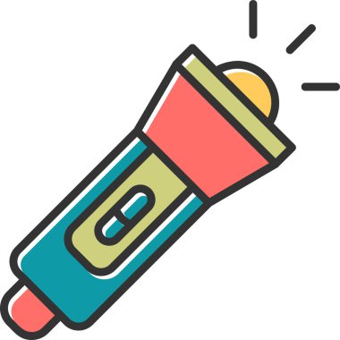 el feneri. Web simgesi basit illüstrasyon 