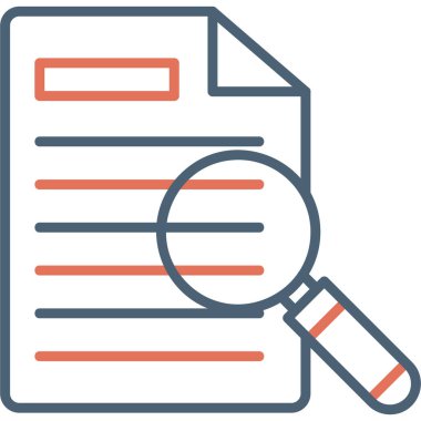 Filoloji modern ikon vektör illüstrasyonu