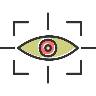 Vision icon modern vector illustration