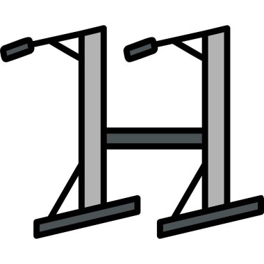 Koşu bandı. Web simgesi basit illüstrasyon