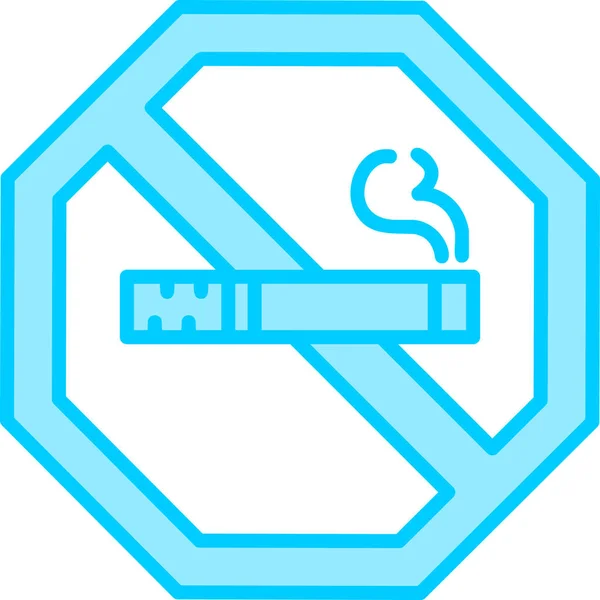 Smoking Modern Vector Icon Illustration — Vetor de Stock