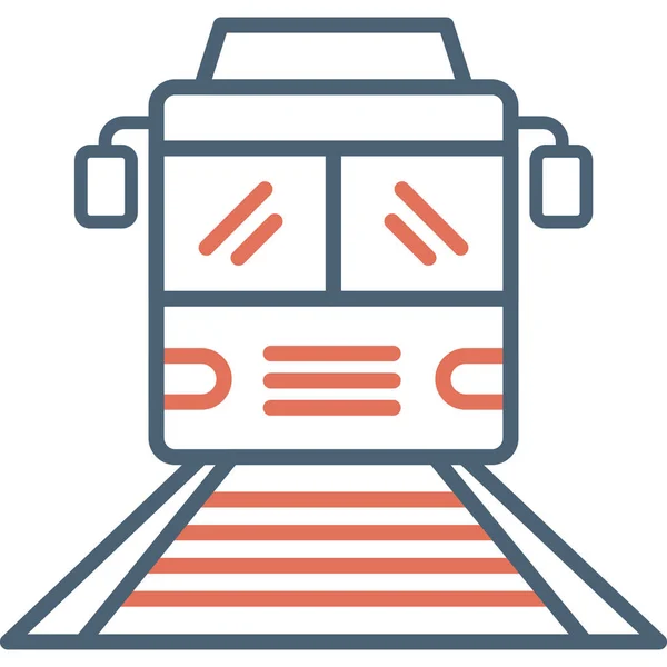 Train Modern Vector Icon Illustration — Stockvektor