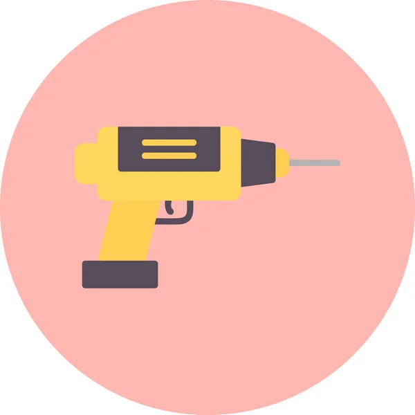 Hand Drill Icon Modern Design Illustration — Stock Vector