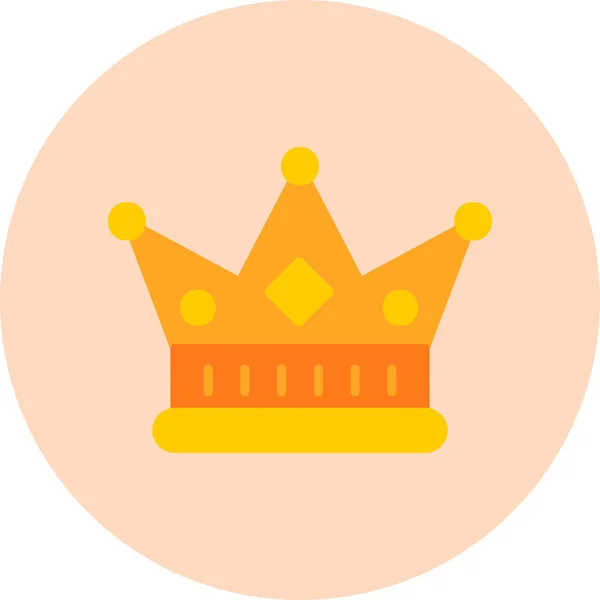 Crown Web Icon Vector Illustration — Stock Vector