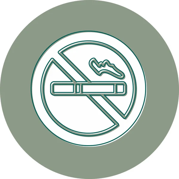 Smoking Modern Vector Icon Illustration — Stock vektor