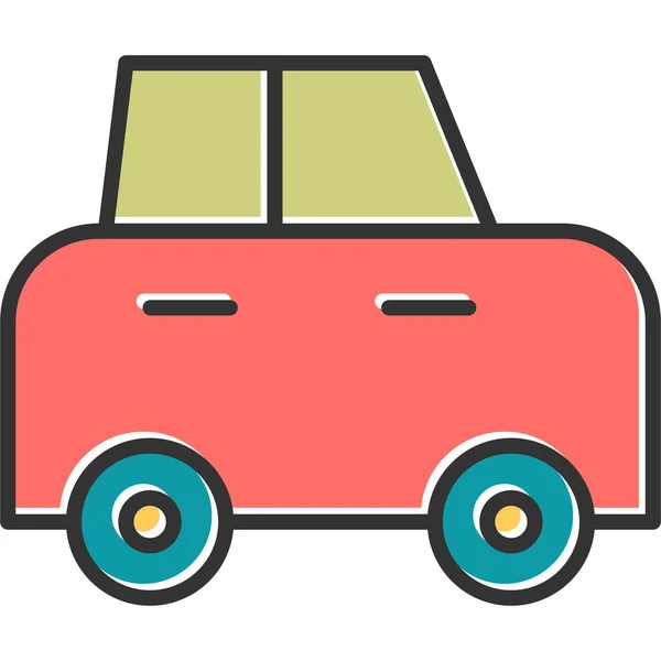 Toy Car Modern Icon Vector Illustration — Stock Vector