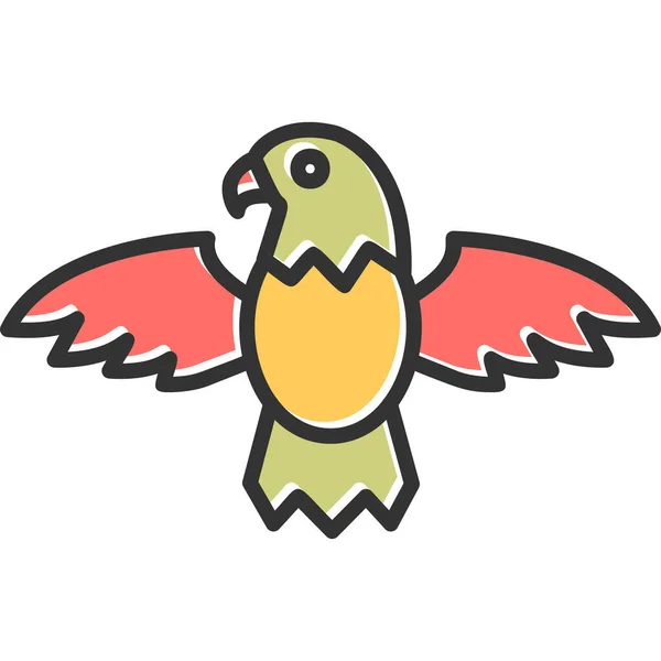 Águila Icono Moderno Ilustración Vectorial — Vector de stock