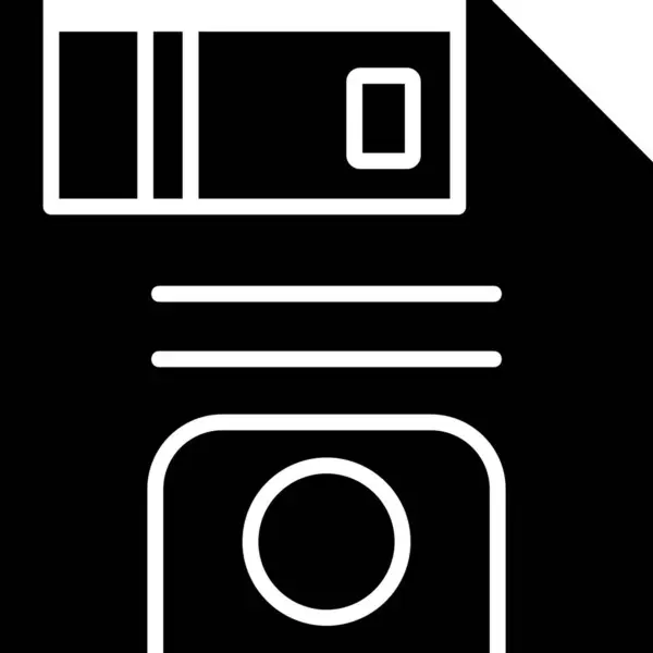 Floppy Disk Icon Vector Illustration — Stock Vector