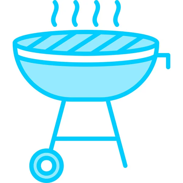 烤肉烤矢量图标 — 图库矢量图片