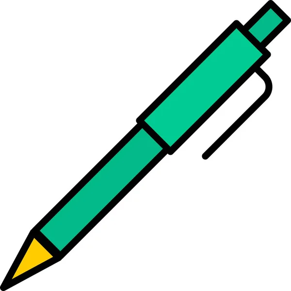 Bleistift Symbol Einfache Illustration Von Lack Textmarker Vektorsymbolen Für Das — Stockvektor