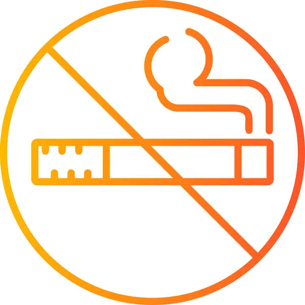 Smoking Modern Vector Icon Illustration — Archivo Imágenes Vectoriales