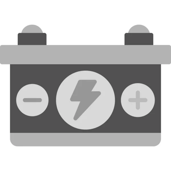 Voiture Voiture Batterie Changement Puissance — Image vectorielle
