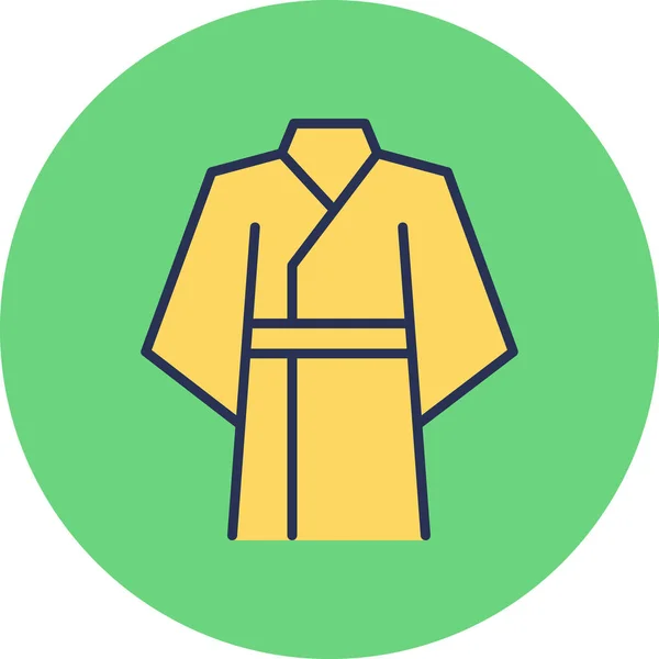 Vektor Illustration Kimono Ikon — Stock vektor