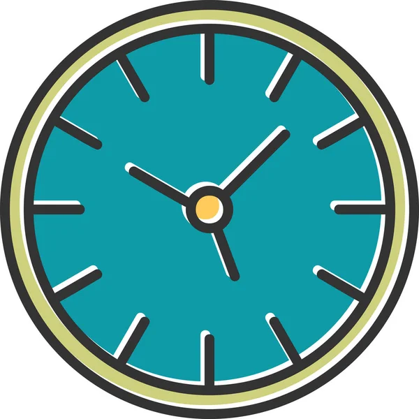 Годинник Цифрова Ілюстрація Пристрою Смартфона — стоковий вектор