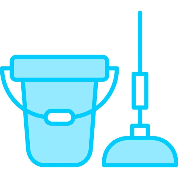 Bucket Icon Vector Illustration — Stock Vector