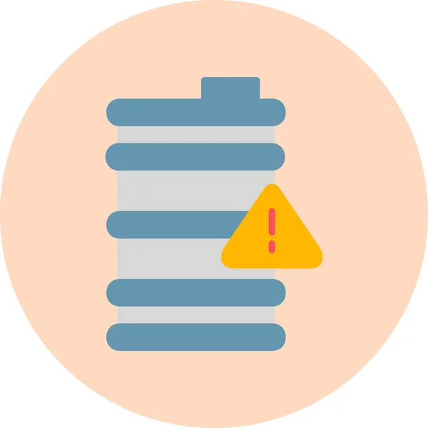 Gefahrenwarnsymbol Zeichen Vektor Illustration — Stockvektor