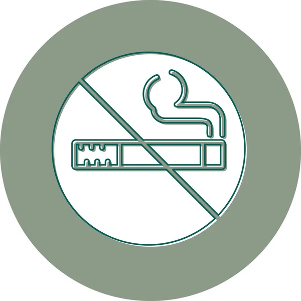 Smoking Modern Vector Icon Illustration — Stockvektor