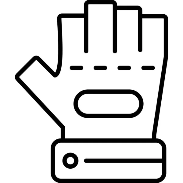 Glove Icon Vector Illustration — Stock Vector