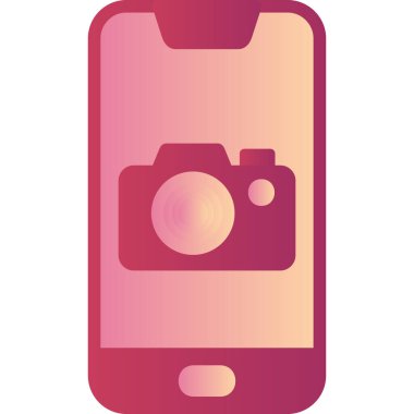 Smartphone Simgesi, vektör illüstrasyonu