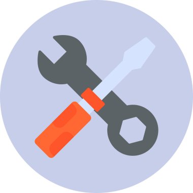 Aletler. Web simgesi basit illüstrasyon