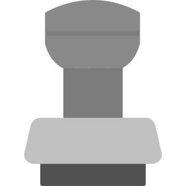 Damga modern simge, vektör illüstrasyonu