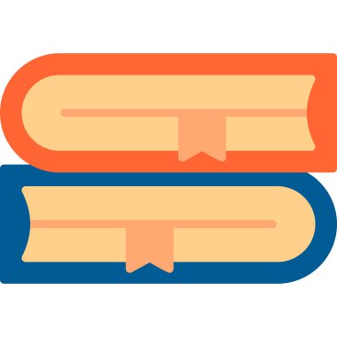 Kitap simgesi, modern tasarım illüstrasyonu