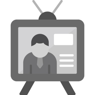 tv simge vektör çizim