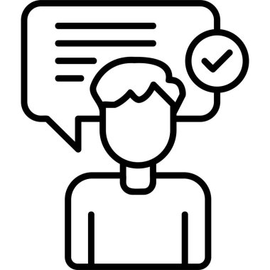 Müşteri desteği. Basit resimleme