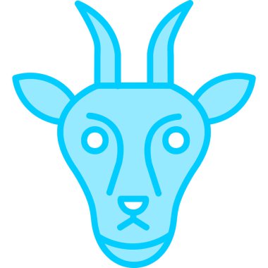 Keçi kafası simgesinin basit bir gösterimi