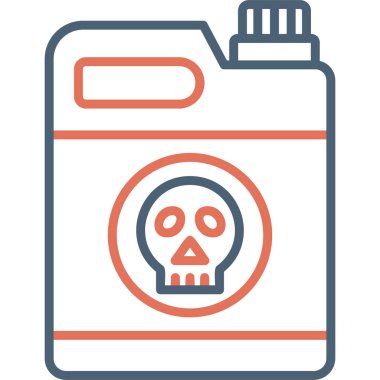 toksik ikon vektör illüstrasyonu