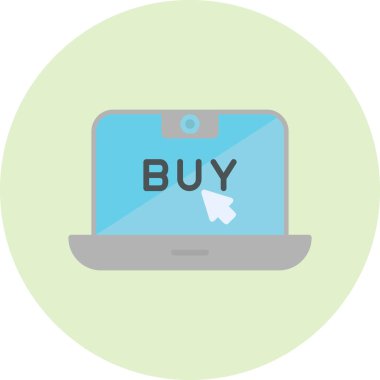 Dizüstü bilgisayardan düğme al, e-market alışverişi yap
