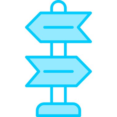 Sign Post  icon vector illustration
