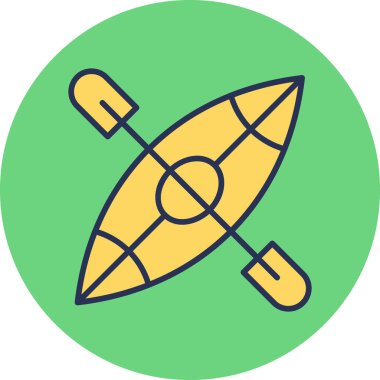 Kano teknesi simgesi, modern tasarım illüstrasyonu