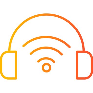 Çevrimiçi yayın. Web simgesi basit tasarım