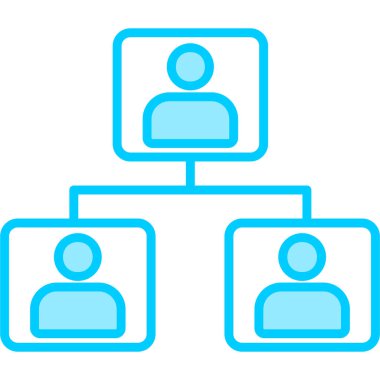 Ağ modern simgesi, vektör illüstrasyonu 