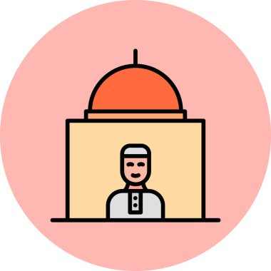 Worship web icon vector illustration