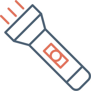 el feneri. Web simgesi basit illüstrasyon 